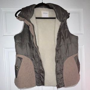 Olive and Cream Vest